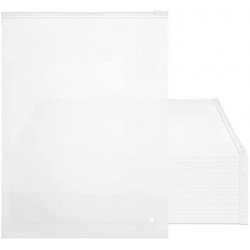ENPOINT Clothes Packaging Bags for Shipping, 100 Count 10x13 inch Frosted  Zipper Plastic Bags for Clothing, Clear Plastic Apparel Bag for Packaging